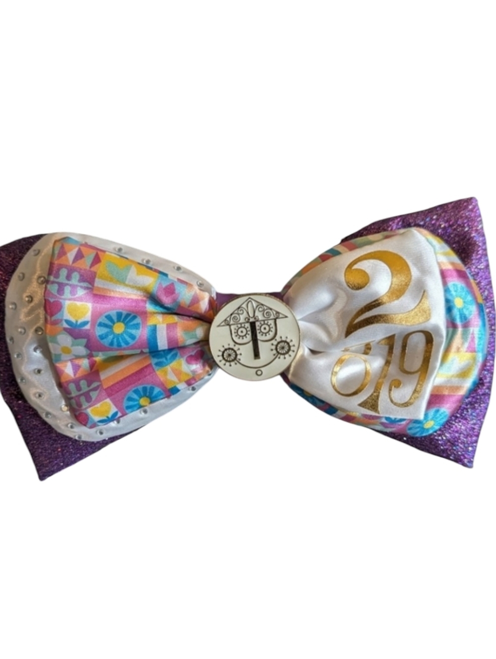 It's A Small World Detachable Bow
